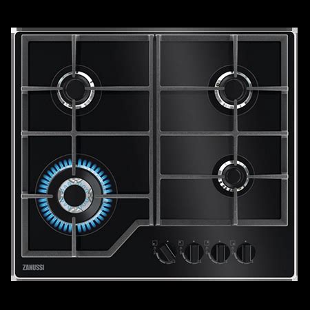 zanussi 60cm gas on glass hob zggn645k